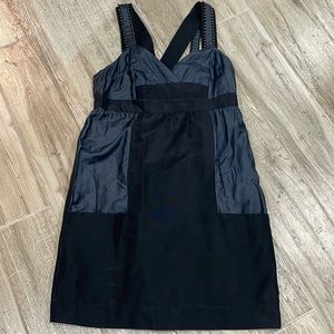 See by Chloe - Black Cotton & Silk Dress Sz 10